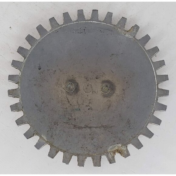 Playboy Bunny Black Gold Gear Metal Piece - Picture 3 of 3